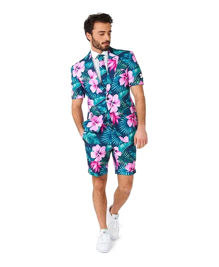 Мужской короткий летний костюм Opposuits, синий
