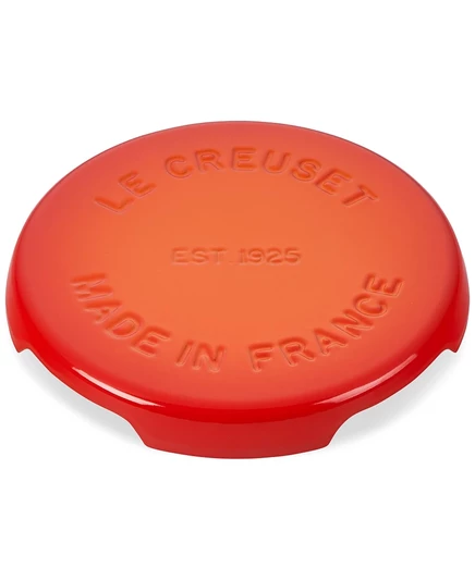 Чугунная подставка под горячее Le Creuset 22,6 см, оранжевая