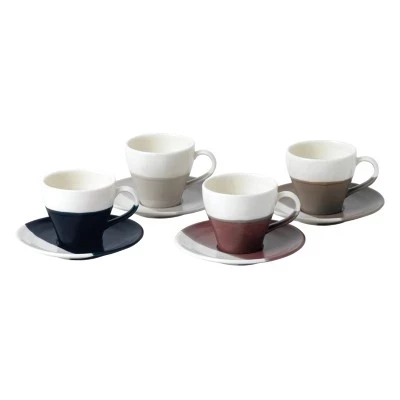 Набор чашек и блюдец Royal Doulton Coffee Studio, 4 шт