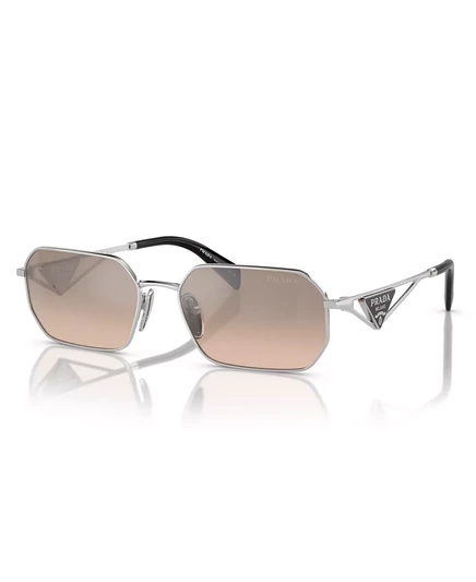 Женские солнцезащитные очки с геометрическим рисунком Prada Symbole, PR A51S pale gold