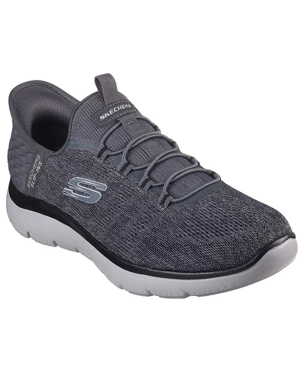 Мужские кроссовки Skechers Slip-Ins Summits Key Pace широкие, серые