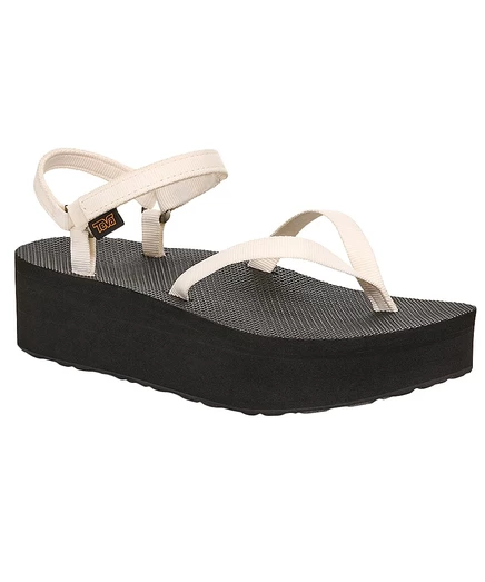 Женские сандалии Teva Flatform Slim на платформе, белые
