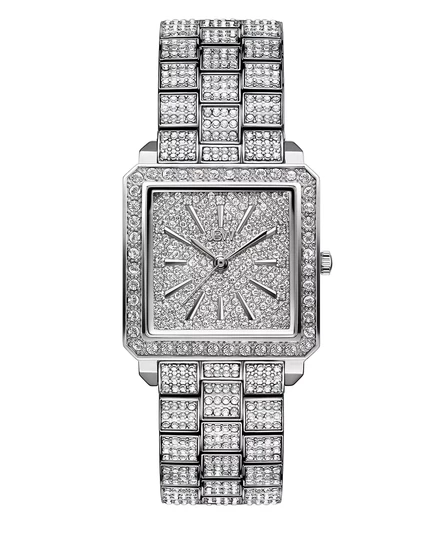  Женские серебристые часы Cristal из нержавеющей стали, 28 мм stainless steel