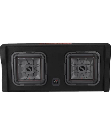 Сабвуферный корпус Kicker двойной 12″, черный
