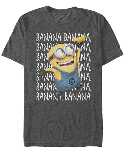 Мужская футболка с коротким рукавом Minions Illumination от Despicable Me Bananas