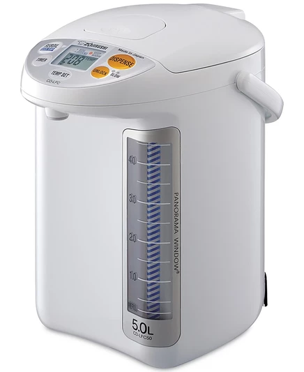 Термопот Zojirushi CD-LFC50WA 5 л с панорамным окном, белый