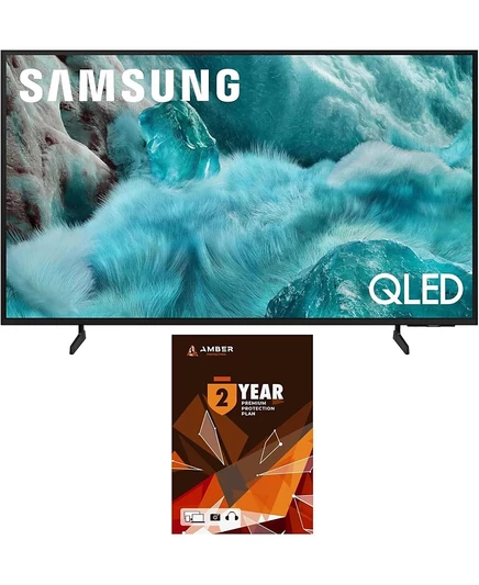 Samsung QN50Q7FAAFXZA 50-дюймовый телевизор QLED Q7F 4K Vision AI Smart TV с 2-летним планом защиты от янтарного света (2025), черный
