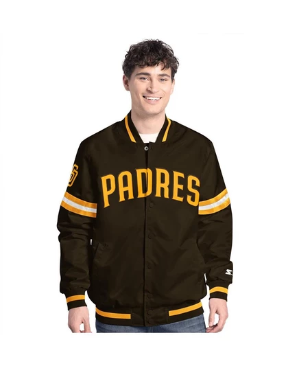 Мужская куртка Starter San Diego Padres Scout, коричневая