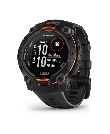 Смарт-часы Garmin Instinct 3 Solar 45 мм, черные