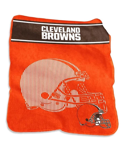 Плед Logo Brands Cleveland Browns 152×203 см, оранжевый