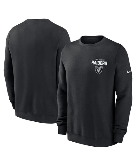Мужской свитшот Nike Las Vegas Raiders Primetime, черный