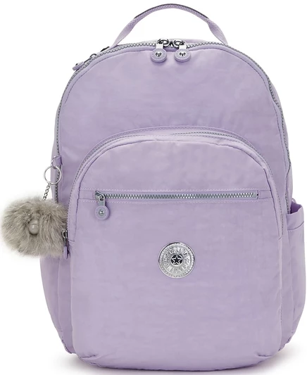 Рюкзак Kipling Seoul Medium с отделением для ноутбука 17″, фиолетовый