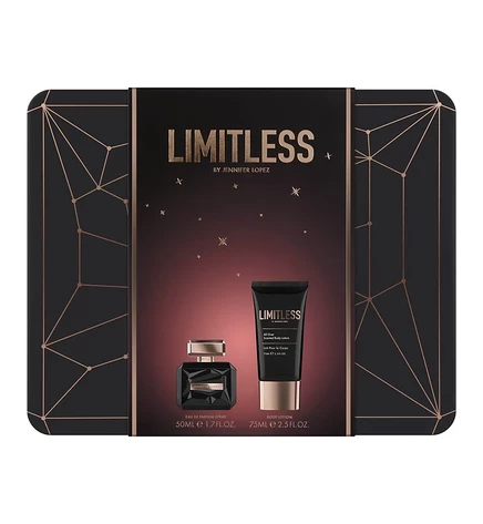 Подарочный набор Jennifer Lopez Limitless 50 мл EDP и 75 мл лосьона для тела 2024 розовый