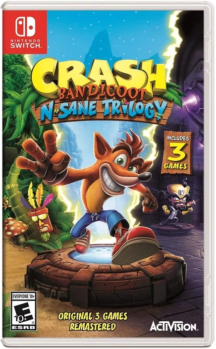 Видеоигра Crash Bandicoot N. Sane Trilogy для Nintendo Switch