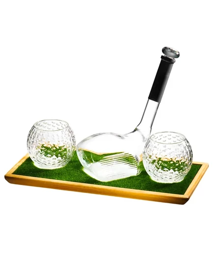 Набор для виски Godinger Golf с графином из 3 предметов, белый