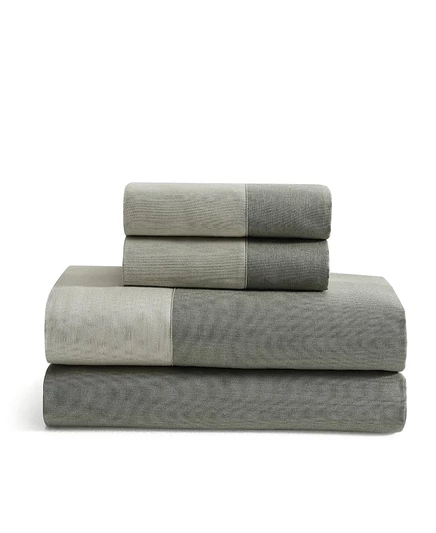 Комплект постельного белья Calvin Klein Contrast Weave Rekoop King, зеленый