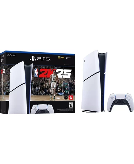  - Комплект для цифровой консоли PlayStation 5 Slim Console Edition – NBA 2K25 - Черный white