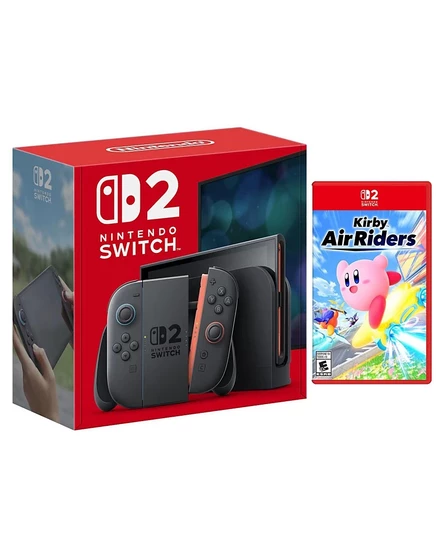 Игровая консоль Nintendo Switch 2 Kirby Air Riders, 256 ГБ, черная