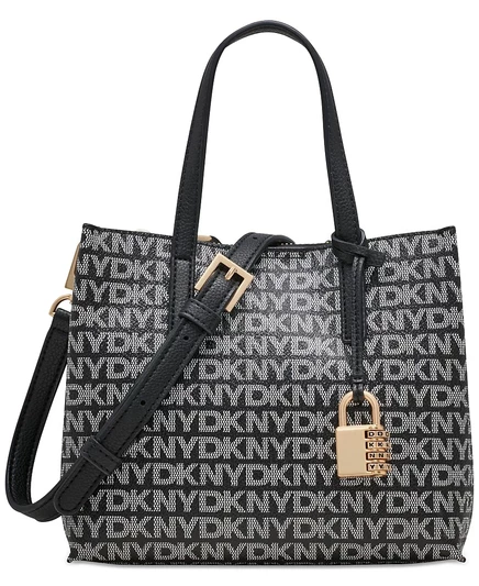 Женская сумка DKNY Farah с логотипом, черная