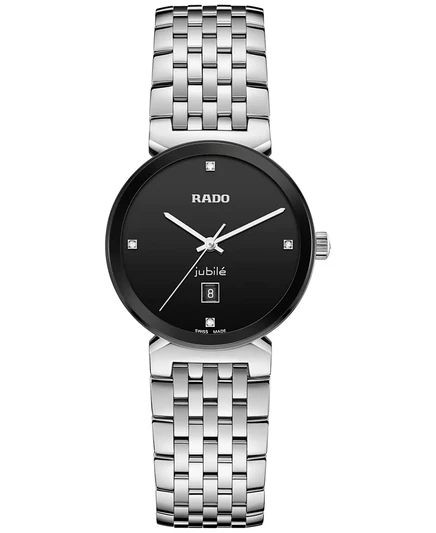 Женские швейцарские часы Rado Florence Classic с бриллиантовым акцентом на браслете из нержавеющей стали 30 мм без цвета