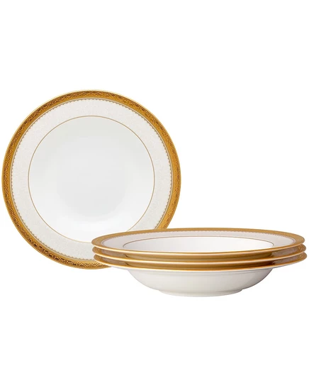 Набор суповых мисок Noritake Odessa Gold, белые