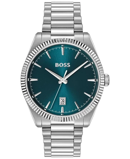 Мужские кварцевые часы Hugo Boss Cheswick из нержавеющей стали, серебро 40 мм