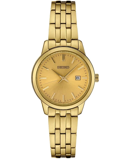 Женские часы Seiko Essential 30 мм на браслете, золотистые
