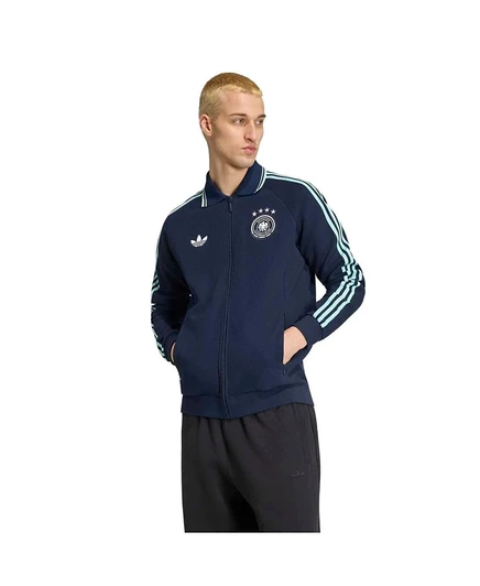 Мужская куртка Adidas Germany 2026 Anthem, синяя
