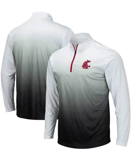 Мужская серая куртка на молнии с логотипом команды Washington State Cougars Magic Team gray