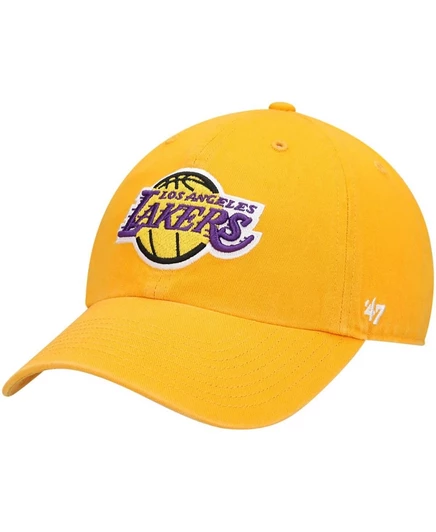 Мужская кепка 47 Brand Clean Up Los Angeles Lakers, золотая