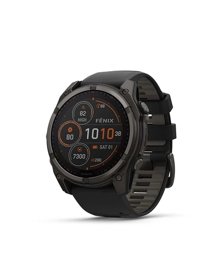 Смарт-часы garmin fenix 8 51 мм sapphire solar, черные