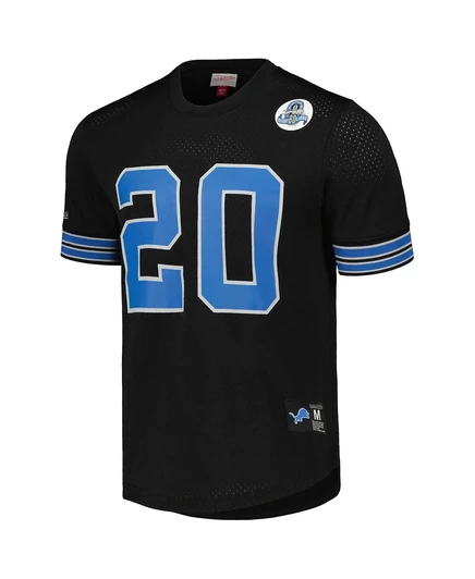 Мужской сетчатый топ Mitchell & Ness Barry Sanders, черный