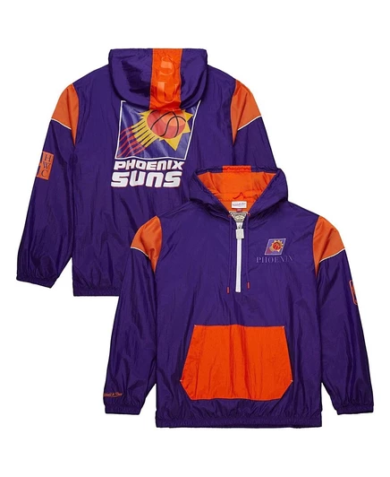 Унисекс анорак Mitchell & Ness Phoenix Suns, фиолетовый