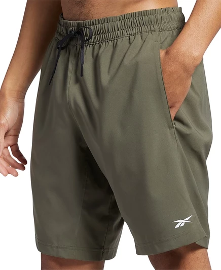 Мужские тренировочные шорты Reebok Regular‑Fit 9″, зеленые