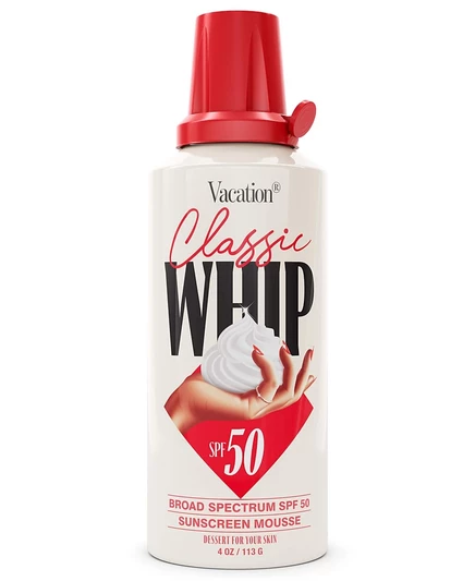 Солнцезащитный крем Vacation Classic Whip SPF 50, 4 унции, без цвета
