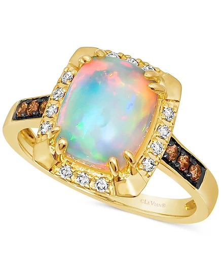 Кольцо Le Vian Neopolitan Opal в 14‑каратном золоте