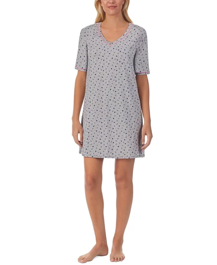 Женская футболка Cuddl Duds для сна, серая