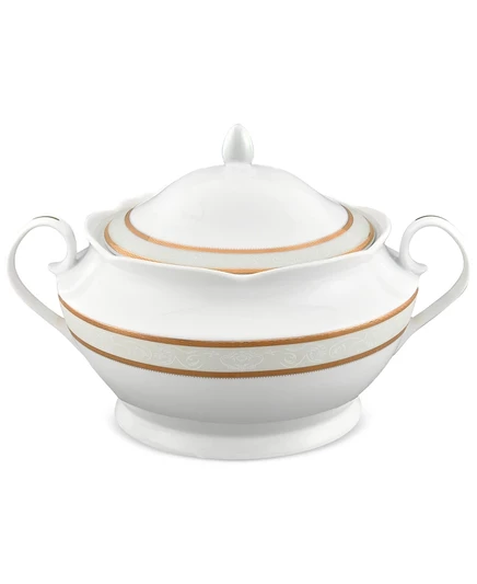 Фарфоровая супница Lorren Home Trends Amelia с крышкой