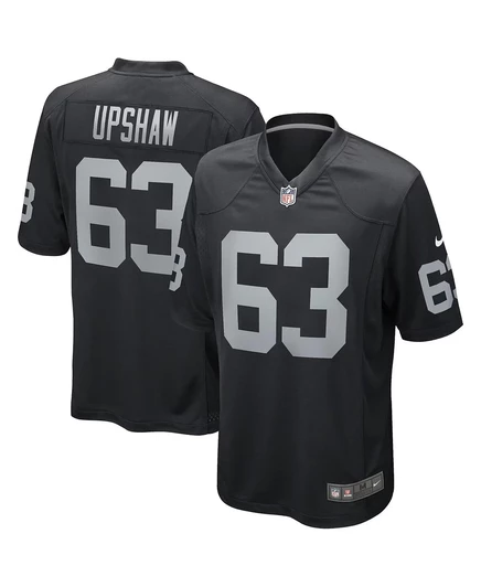 Мужская футболка отставного игрока Nike Gene Upshaw Black Las Vegas Raiders Game black