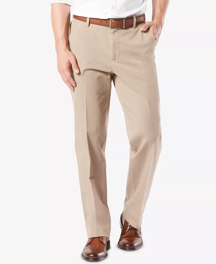  Мужские эластичные брюки Workday Smart 360 Flex классического кроя цвета хаки ® new british khaki