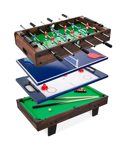 Игровой стол Best Choice Products 4 в 1 для детей, коричневый