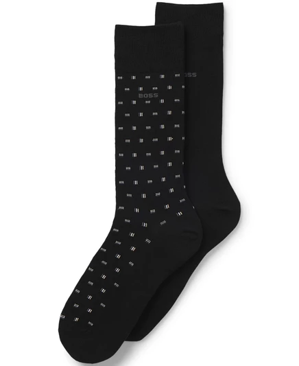 Мужские носки Hugo Boss Mini Iconic, 2 пары, черные