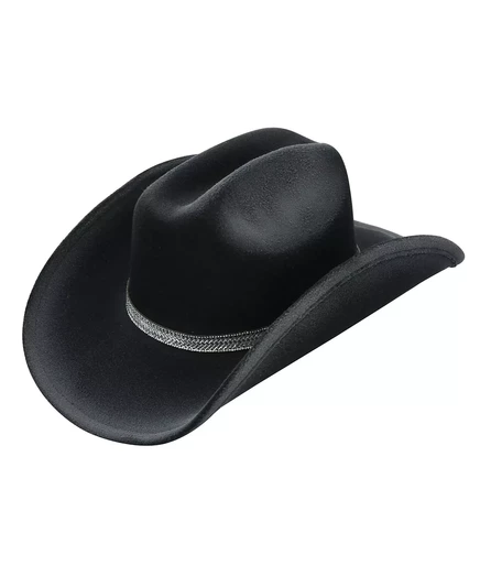  Шляпа бродяги из вестерна Garrett Ultra Felt Bling Band black