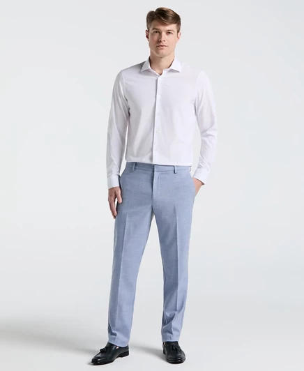 Мужские брюки Perry Ellis Portfolio Modern Fit Sharkskin, синие