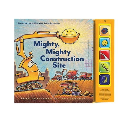 Книга со звуками Mighty, Mighty Construction Site, 12 стр.