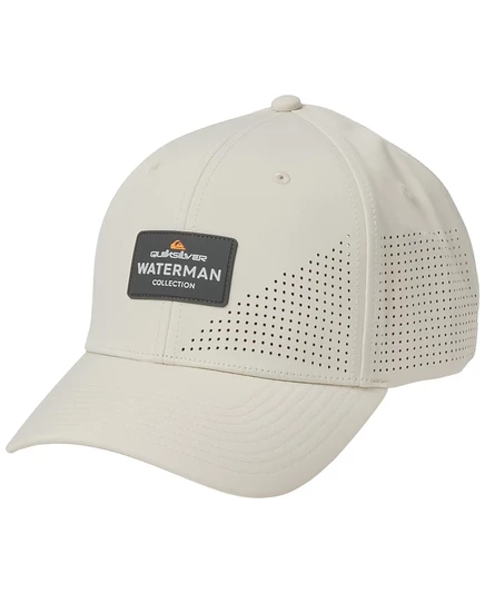 Мужская дышащая спортивная кепка Quiksilver Waterman белого цвета