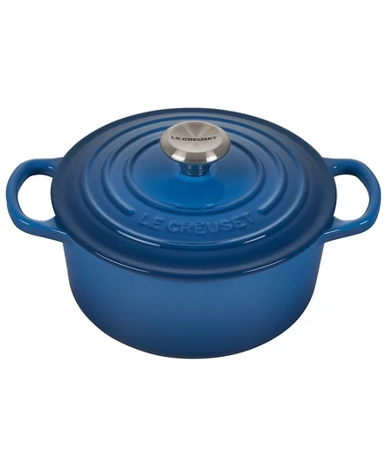 Чугунная кастрюля Le Creuset 1,9 л, синяя