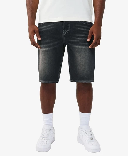 Мужские шорты True Religion Bobby Baggy свободного кроя, черные
