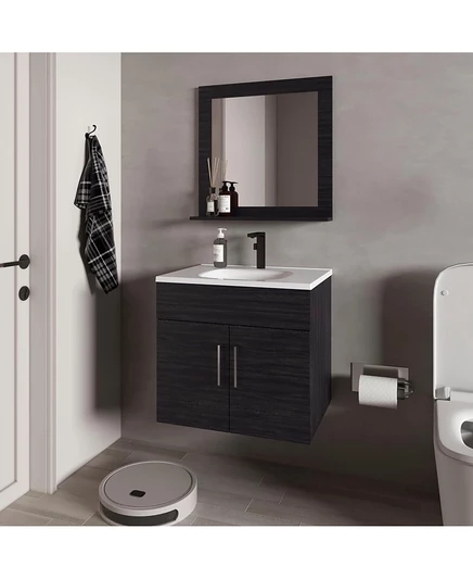 Подвесная тумба для ванной FM FURNITURE Slater, венге