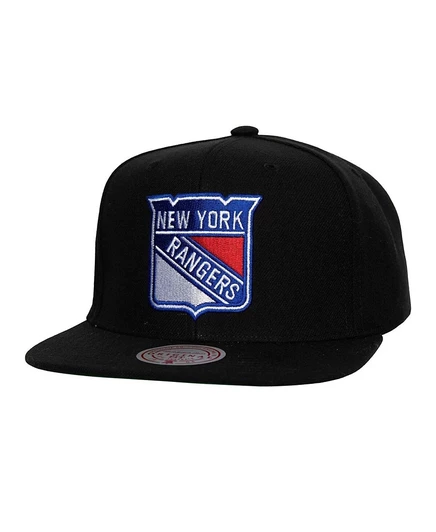Мужская кепка Mitchell & Ness Rangers, черная